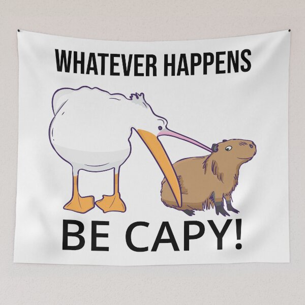 Item preview, Don't Worry, Be Capy. Capaybara Unbothered Funny  designed and sold by alltheprints.