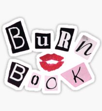 Buch brennen Sticker