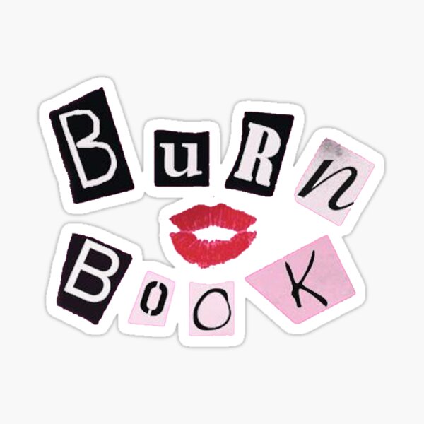 Buch brennen Sticker