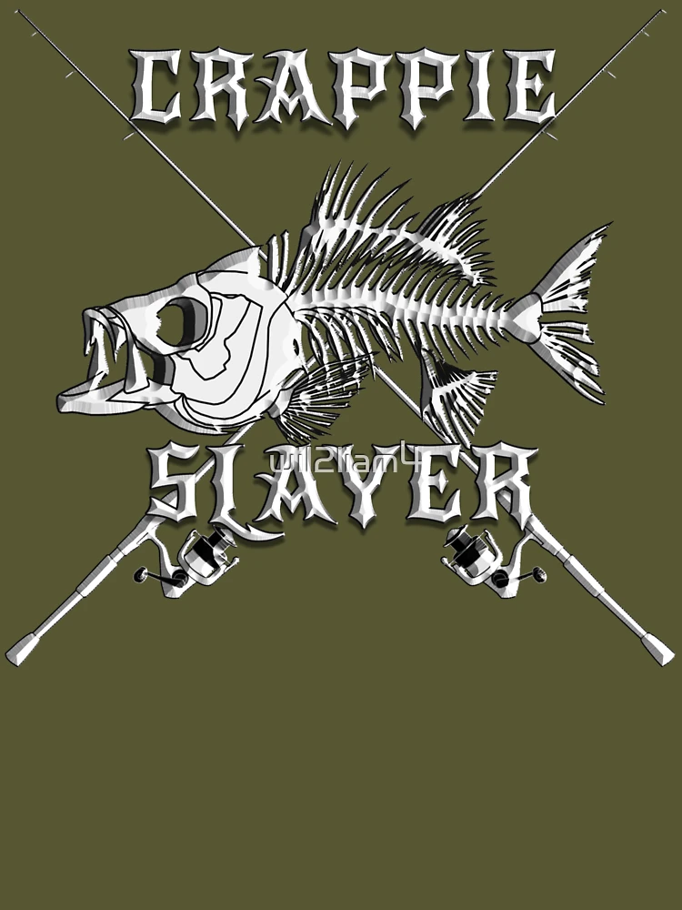 CRAPPIE SLAYER 4 WHITE Men's Value T-Shirt CRAPPIE SLAYER LIGHT TSHIRT, CafePress