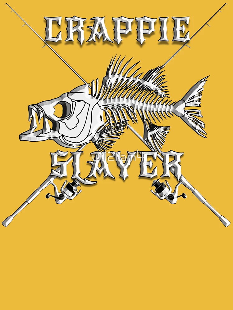 CRAPPIE SLAYER 4 WHITE Men's Value T-Shirt CRAPPIE SLAYER LIGHT TSHIRT, CafePress