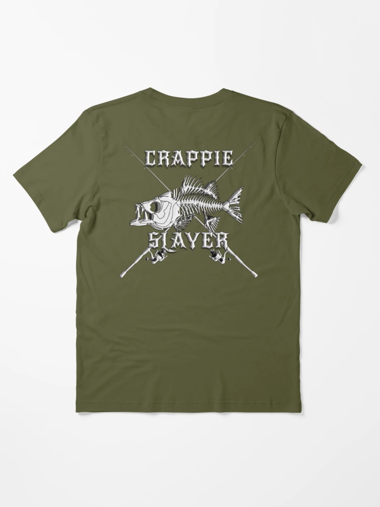 CRAPPIE SLAYER 4 WHITE Men's Value T-Shirt CRAPPIE SLAYER LIGHT TSHIRT, CafePress