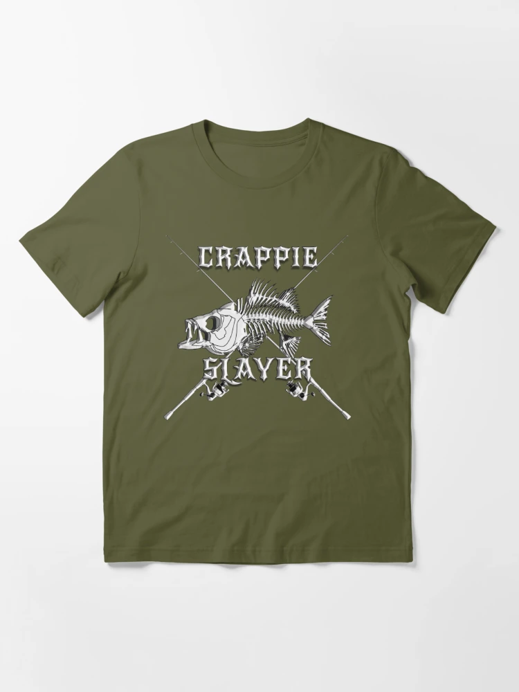 CRAPPIE SLAYER 4 WHITE Men's Value T-Shirt CRAPPIE SLAYER LIGHT TSHIRT, CafePress