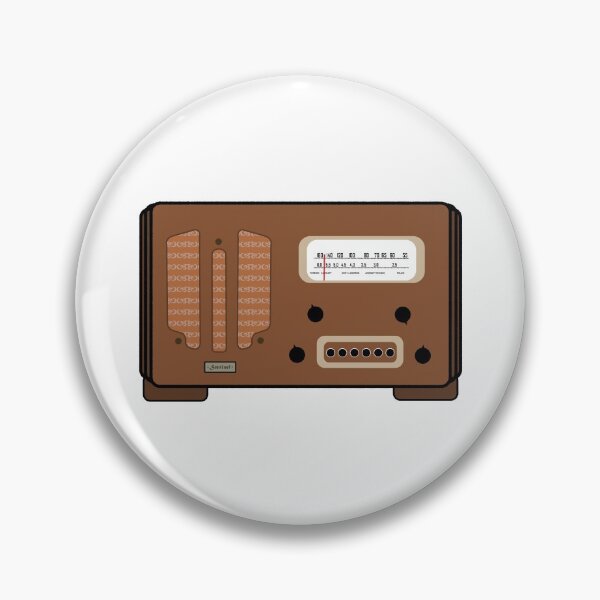 Item preview, Hand Drawn Vintage Radio designed and sold by mrtraz.