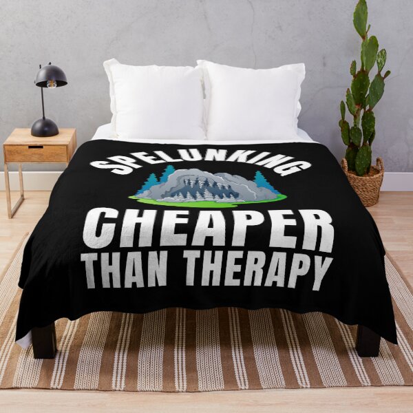 Item preview, Spelunking Cheaper Than Therapy designed and sold by Crafty-Mornings.