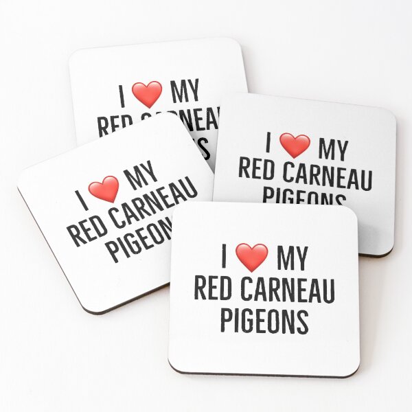 Item preview, I love my red carneau pigeons designed and sold by Yviemakes.