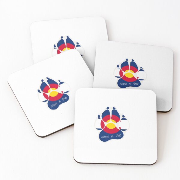 Item preview, Colorado Flag Paw designed and sold by CrankyCreations.