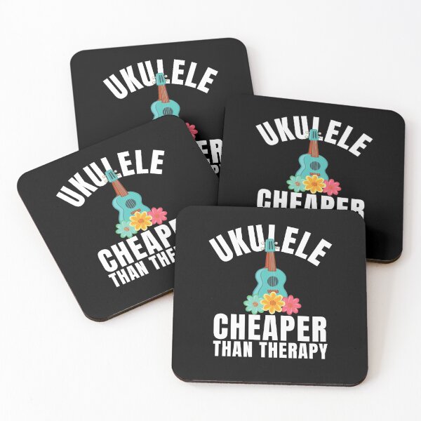 Item preview, Ukulele Cheaper Than Therapy designed and sold by Crafty-Mornings.