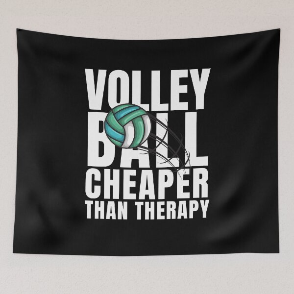 Item preview, Volleyball Cheaper Than Therapy designed and sold by Crafty-Mornings.