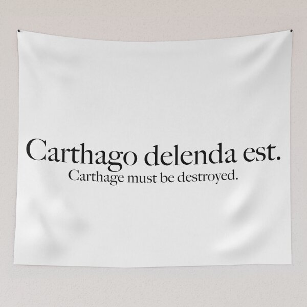Item preview, Carthago delenda est Carthage must be destroyed designed and sold by RossDillon.