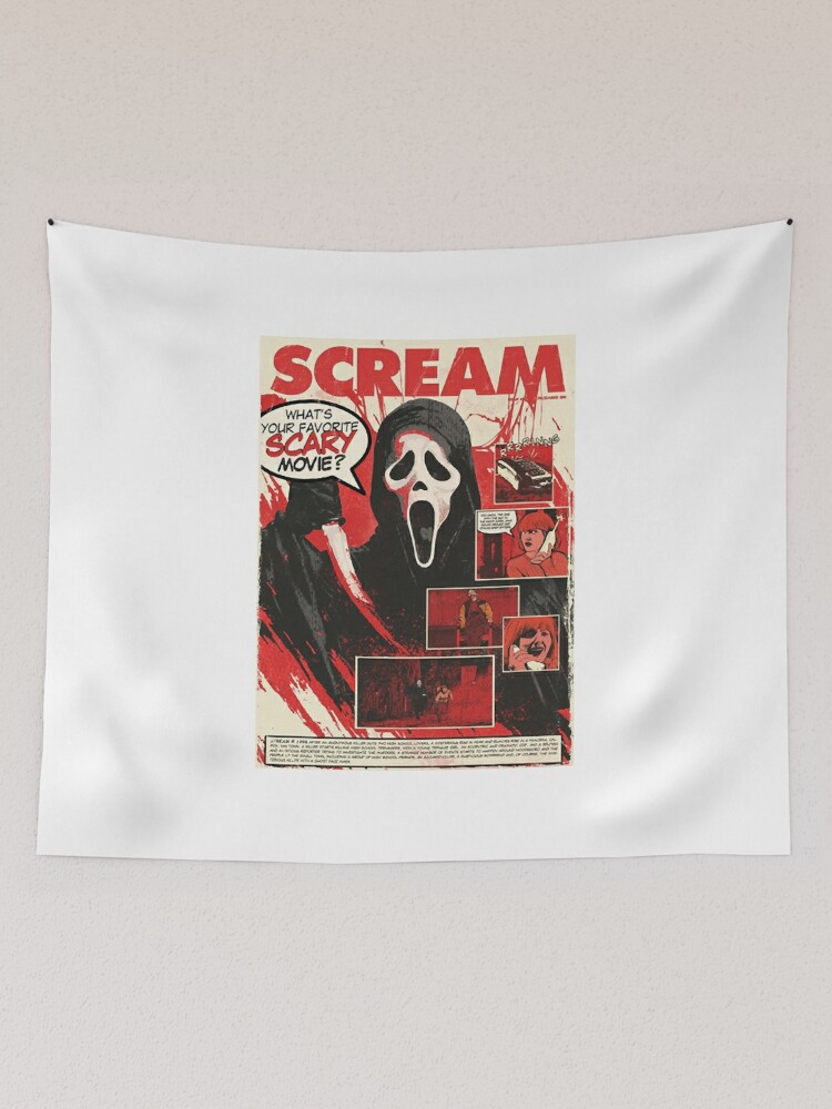 Ghostface Scream Tapestries for Sale