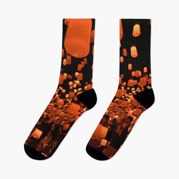 Item preview, Infinite Orange Lit Lanterns in Tokyo Japan designed and sold by Lara-vez.