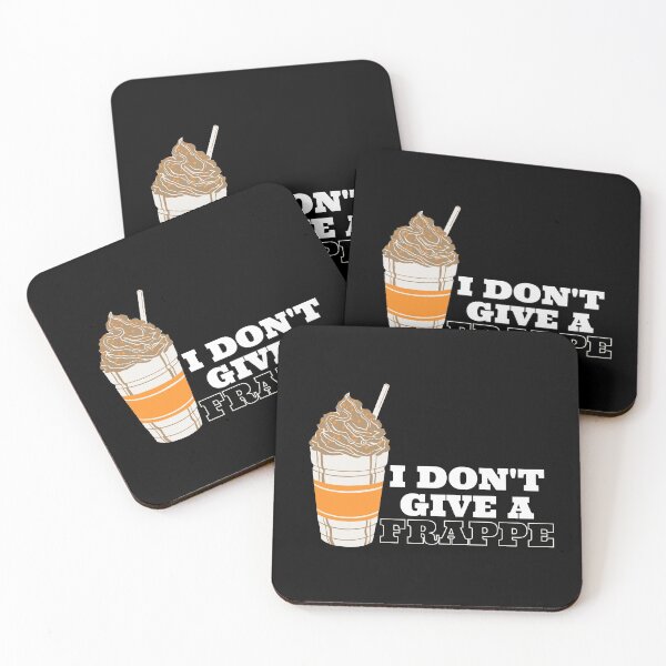 Item preview, I Don't Give A Frappe designed and sold by The Introvert Café.