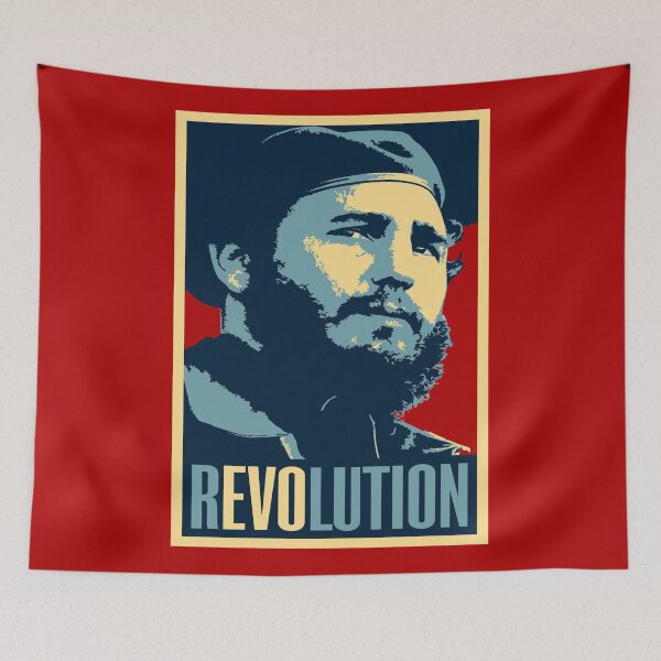Aperçu de l'œuvre Fidel Castro créée et vendue par PoliticsPrint.