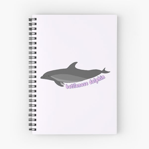 Item preview, Bottlenose Dolphin drawing with text designed and sold by Olivia Crawley.