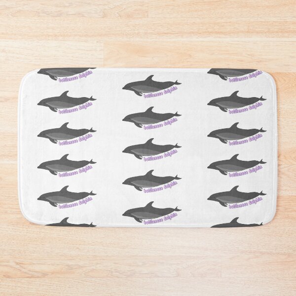 Item preview, Bottlenose Dolphin drawing with text designed and sold by Olivia Crawley.