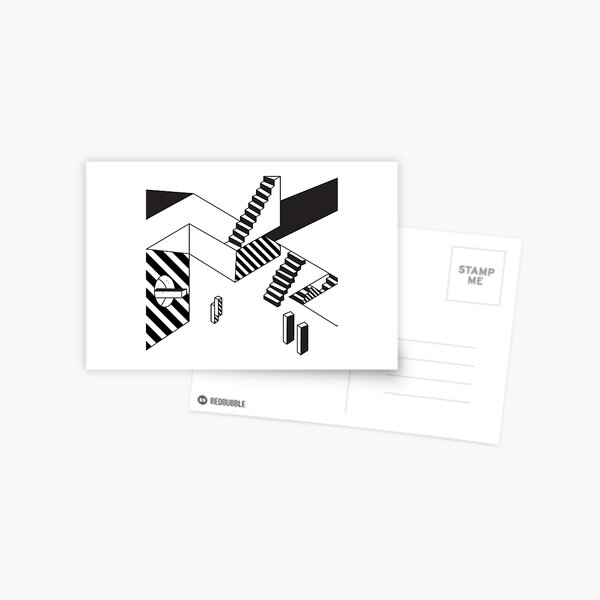 stairs Postcard