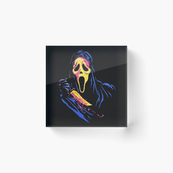 the scream full color Acrylic Block
