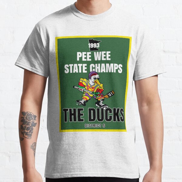 Mighty Ducks Shirt Minnesota Pee-wee District 5 Champions 