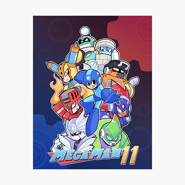 Mega Man 11 Cover Photographic Print