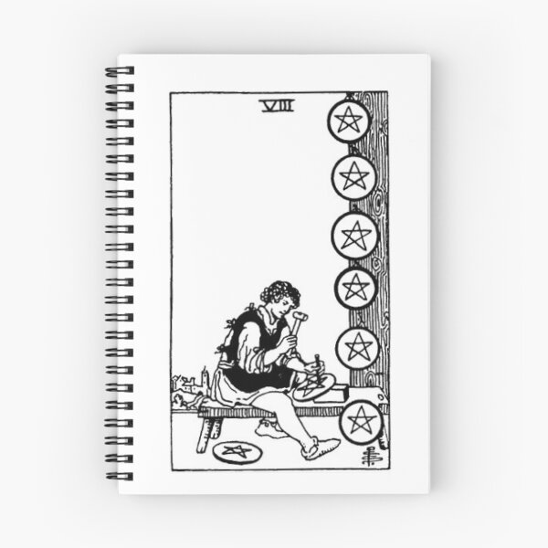Item preview, Eight of Pentacles designed and sold by its-me-michael.