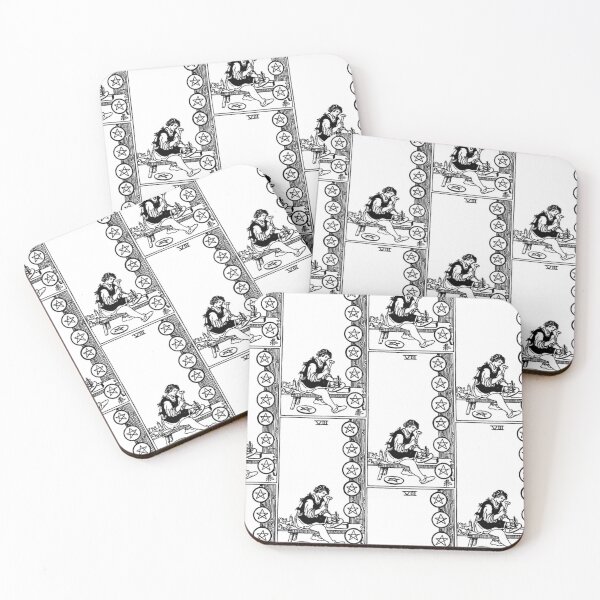 Item preview, Eight of Pentacles designed and sold by its-me-michael.