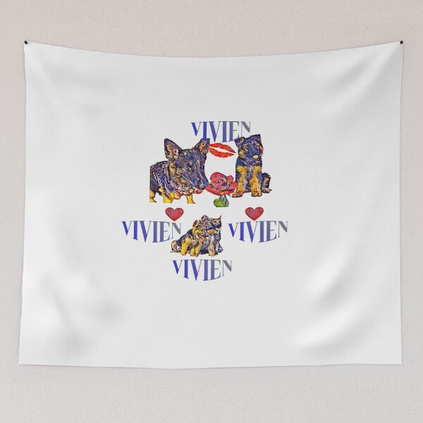 Item preview, NAME VIVIEN (GERMAN SHEPHERD) designed and sold by lovingtouch.