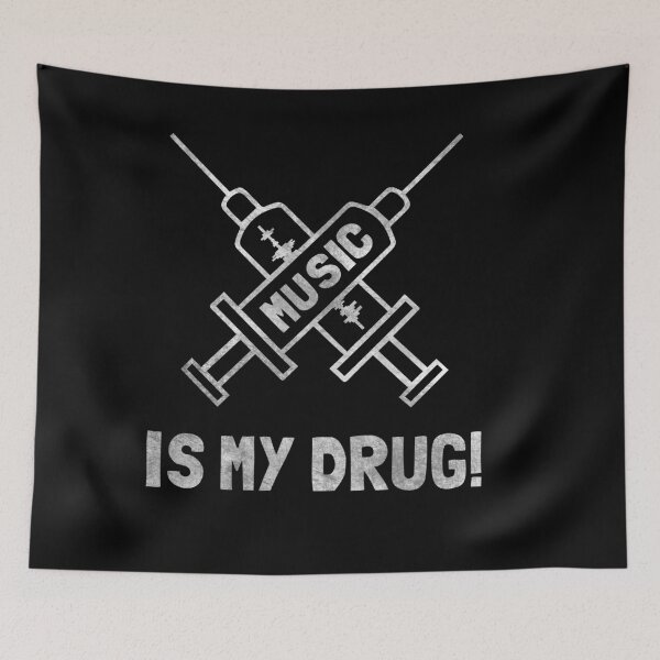 Item preview, Music Is My Drug - Love Music designed and sold by badbugs.