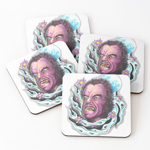 Item preview, WOLFMAN JACK NICKLESON art drawing full moon movie rendition designed and sold by 999shirts.