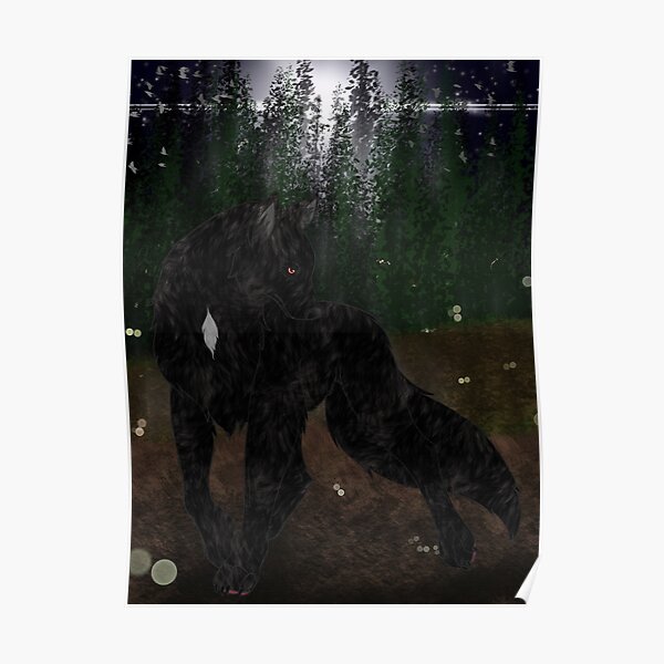 Wandbilder Schattenwolf Redbubble