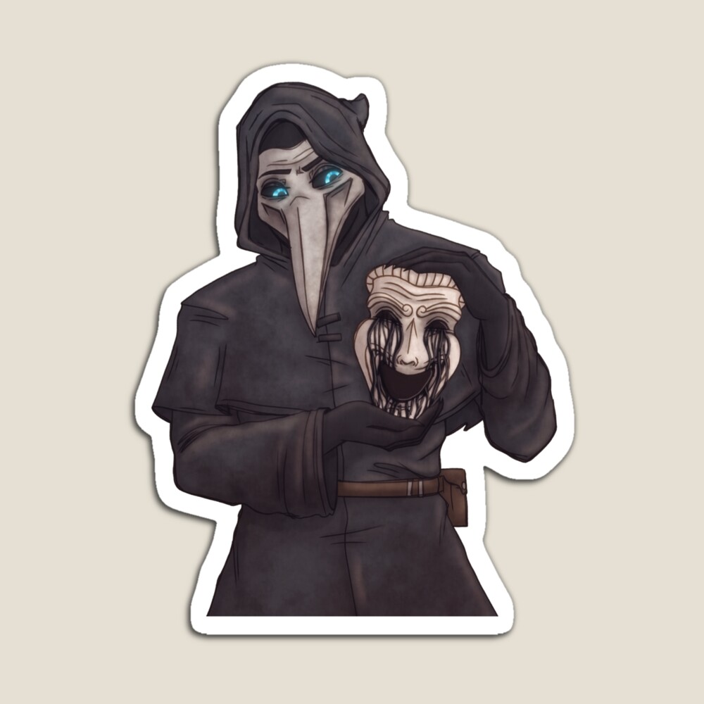 SCP 035 and 049 full body Sticker for Sale by Bon-Twister