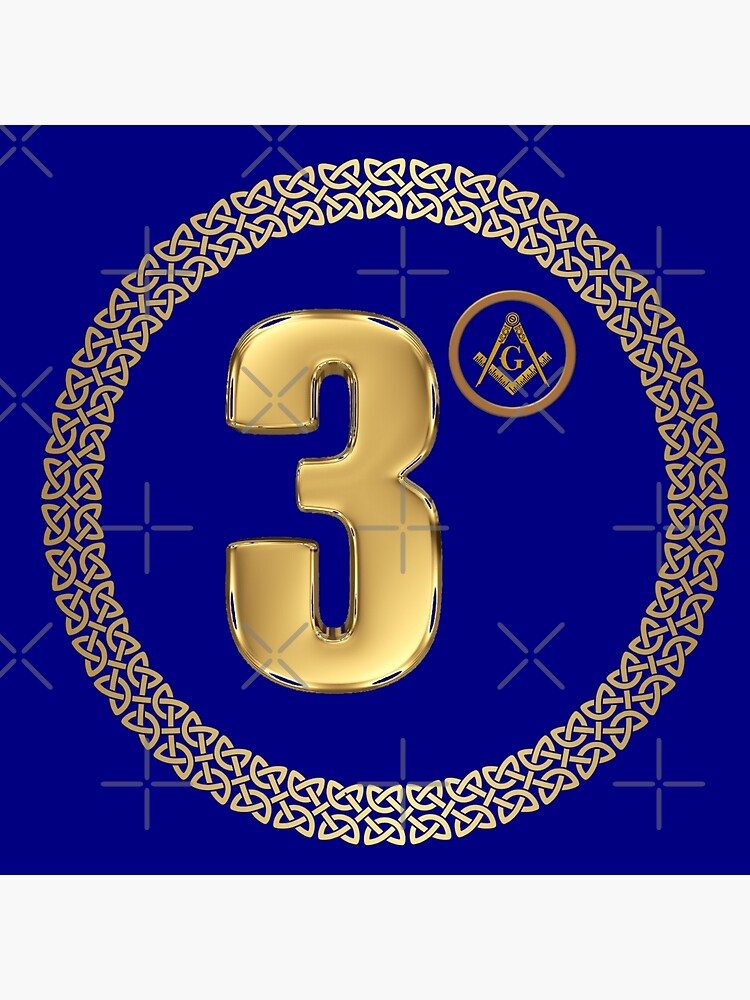 "Freemason I am a 3rd Degree Master Mason Masonic" Poster by