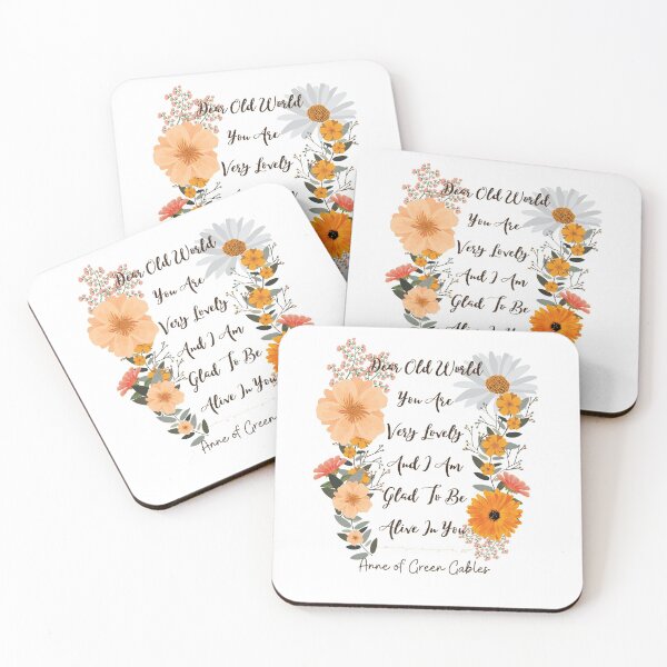 Item preview, Dear Old World Anne of Green Gables Quote designed and sold by Kira Erickson.