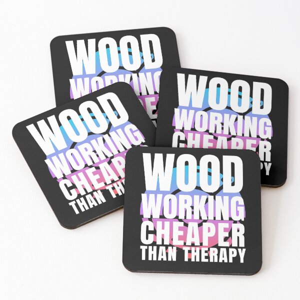 Item preview, Woodworking Cheaper Than Therapy designed and sold by Crafty-Mornings.