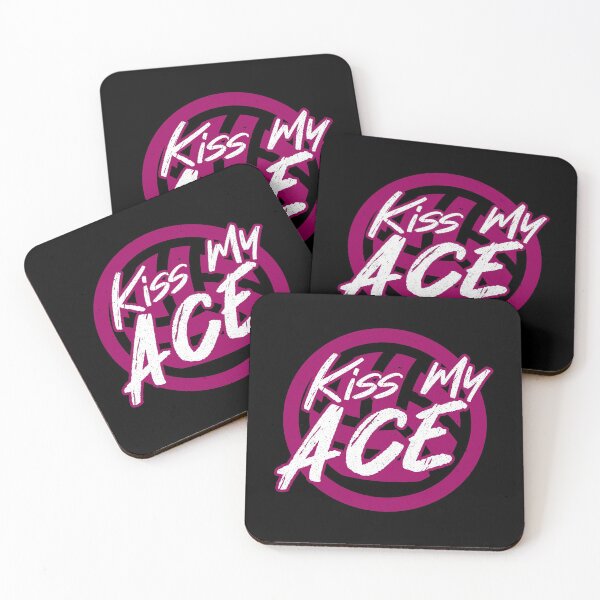 Item preview, Kiss My Ace Volleyball Pun designed and sold by Creatively Torn.