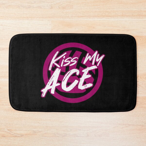 Item preview, Kiss My Ace Volleyball Pun designed and sold by Creatively Torn.
