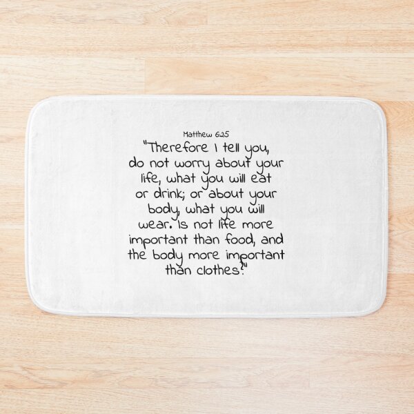 Item preview, Bible verse: Matthew 6:25 designed and sold by john-3-16.