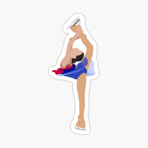 Item preview, Figure Skater Anna Shcherbakova designed and sold by dancerstickers.