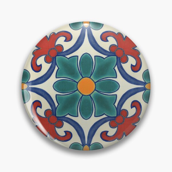 Item preview, Colorful Vintage Portuguese Azulejos Pattern designed and sold by CatyArte.