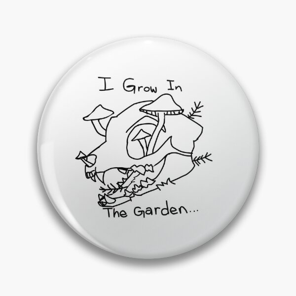 Item preview, "I grow in the garden" black designed and sold by KiwiKumis.
