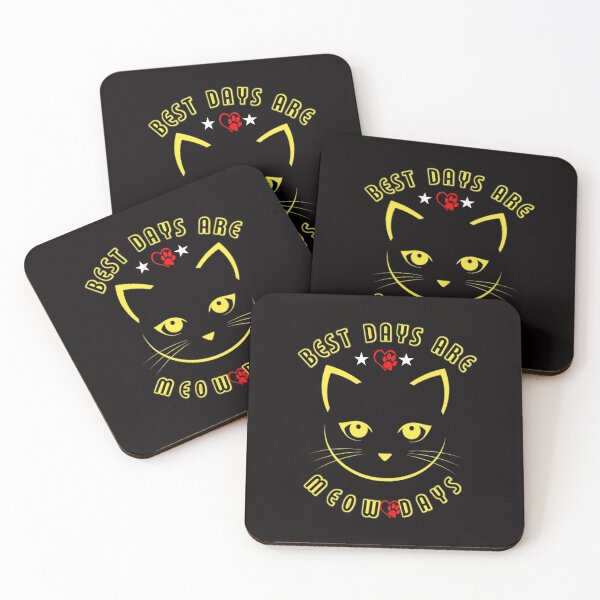 Item preview, BEST DAYS ARE MEOW DAYS  designed and sold by Hussain Shirts.