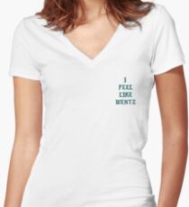 I Feel Like Wentz Women's Fitted V-Neck T-Shirt