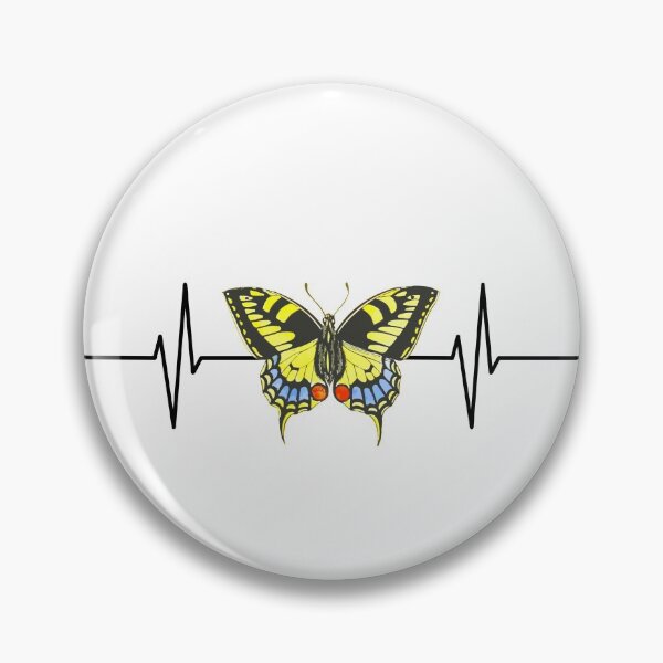 Item preview, Butterfly Heartbeat, Yellow Swallowtail Butterfly in Heartbeat designed and sold by JRice66.
