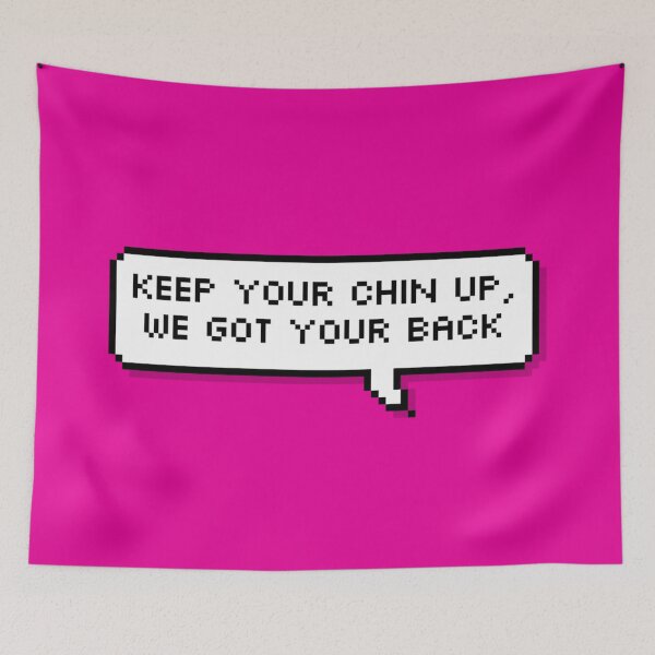 Item preview, ITZY DALLA DALLA Keep your chin up, we got your back Pixel Speech designed and sold by helloharu.