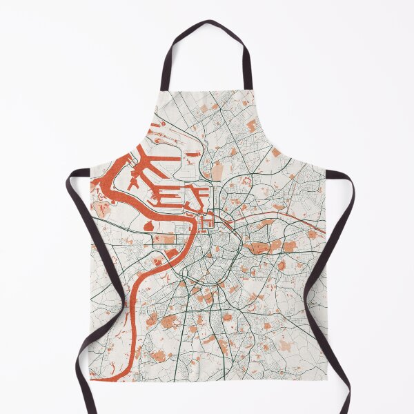Item preview, Antwerp City Map of Belgium - Bohemian designed and sold by deMAP.