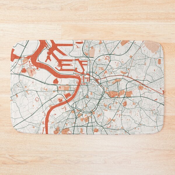 Item preview, Antwerp City Map of Belgium - Bohemian designed and sold by deMAP.