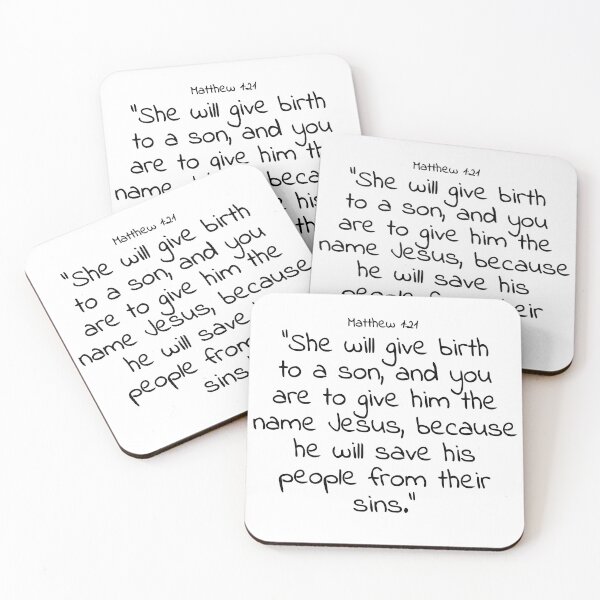 Item preview, Bible verse: Matthew 1:21 designed and sold by john-3-16.