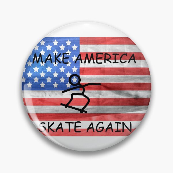 Item preview, MAKE AMERICA SKATE AGAIN designed and sold by DomGDesign.