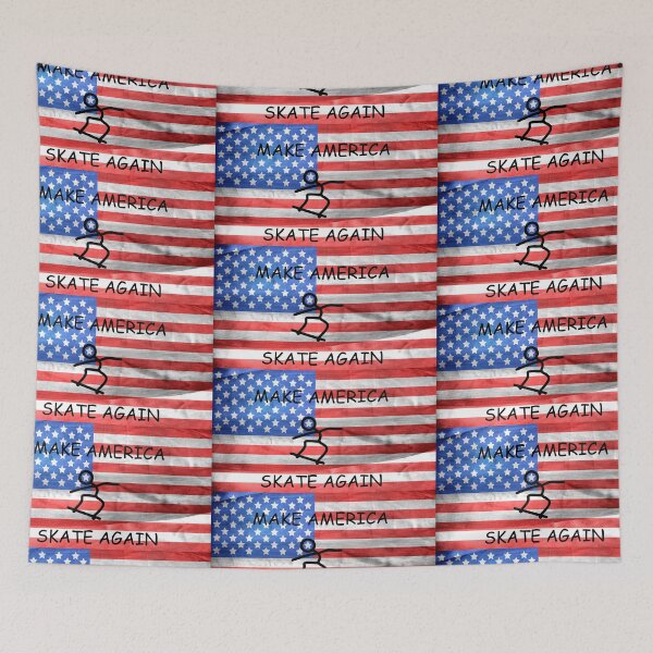 Item preview, MAKE AMERICA SKATE AGAIN designed and sold by DomGDesign.