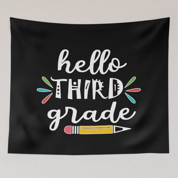 Item preview, Hello Third Grade designed and sold by Rhu Creations.